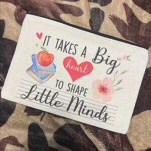 Inspirational Teacher Canvas Pouch